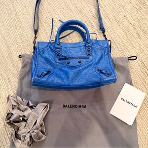 Balenciaga Small Le City Rare Mineral Blue